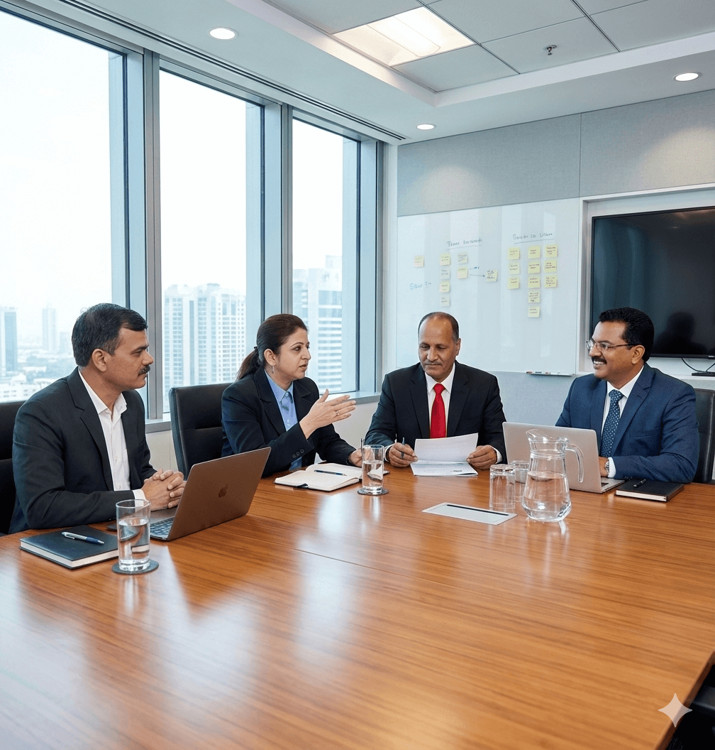 Business discussions at LendXpert